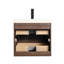 Meuble-lavabo mural 24 po avec lavabo, meuble-lavabo tout bois flottant-1233263086