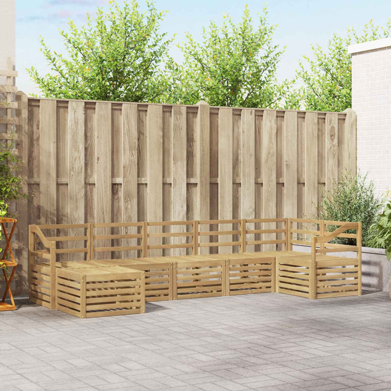 304cm Wide Patio Sectional Set