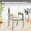 Chaise de salle à manger empilable Textilene