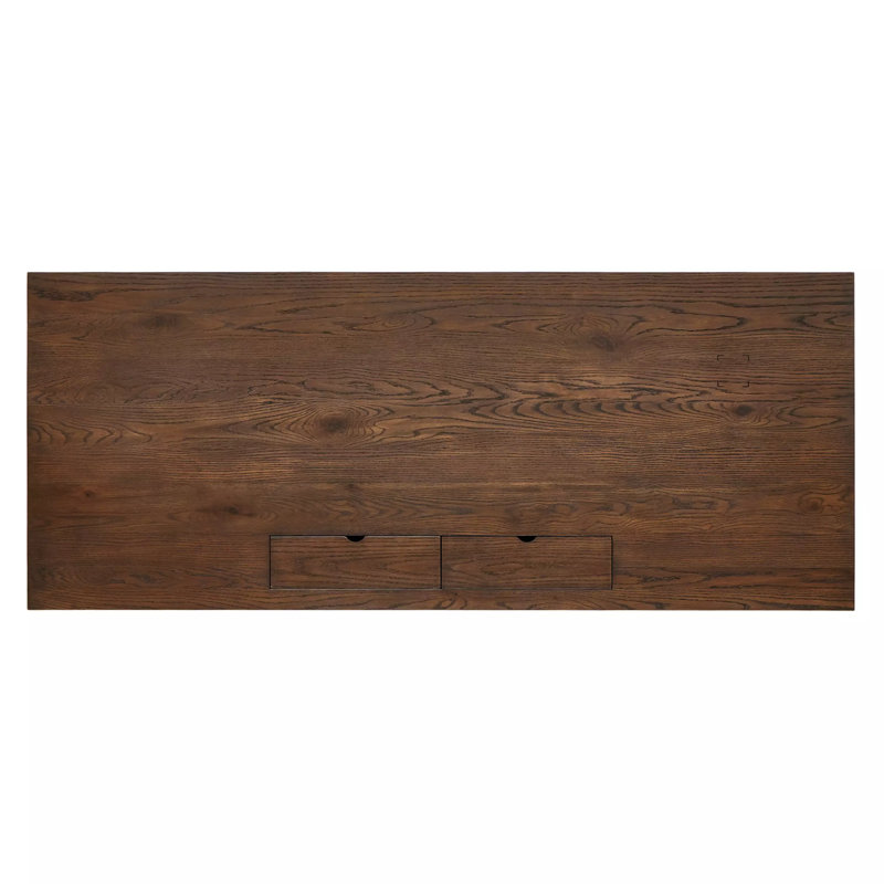 Torrington Executive Desk, Umber Oak