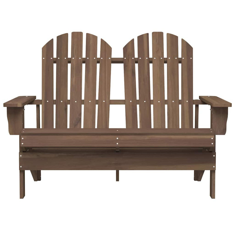 Ahaan Fir Outdoor Adirondack Chair, Orange