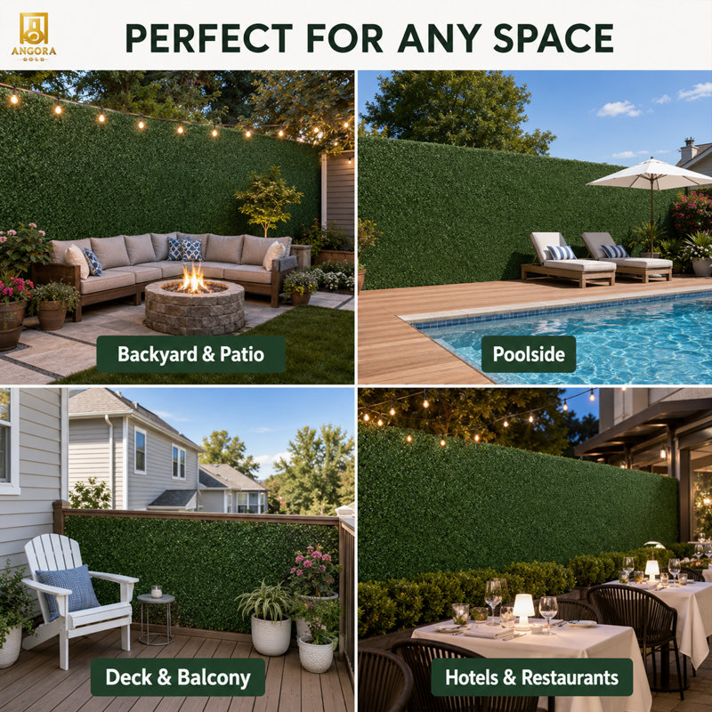 Angora Grass Fence, 4 ft. H