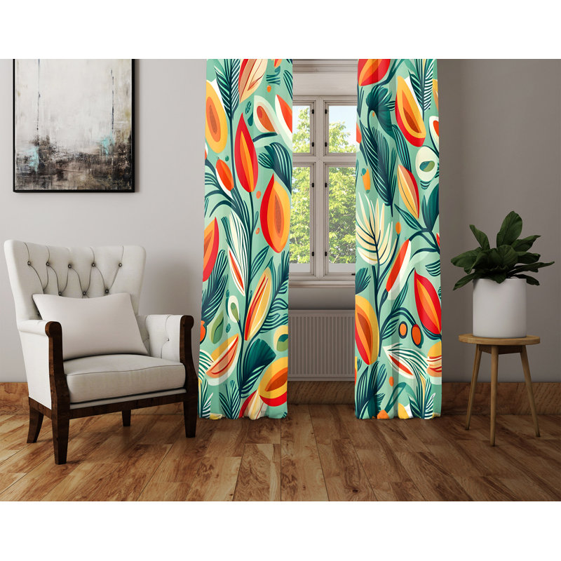 Rideau en polyester Dantavius, L 20 po x L 82 po