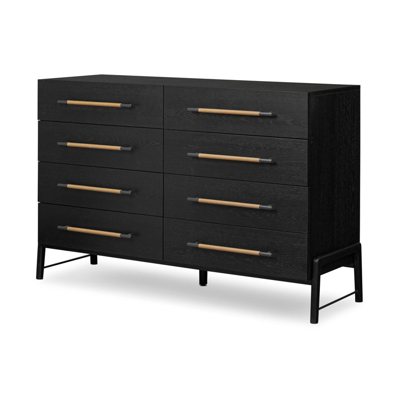 Rosedale 8 - Drawer Dresser, Ebony Oak