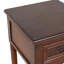 Table d'appoint latérale à 1 tiroir en bois brun Markley, 16 po x 16 po x 29 po-1373584900