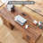 Hirth 60"W Farmhouse Desk With Hutch, Wood Executive Desk With Sliding Barn Doors, 2 Storage Cabinet-1111666027