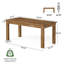 Solid Wood Computer Desk