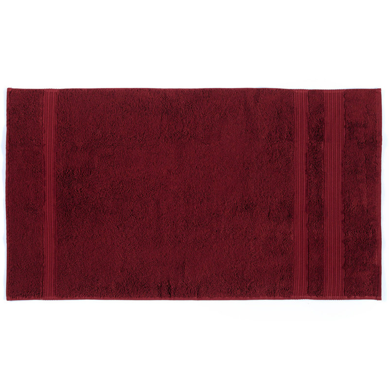 Plush Hand Towel, Red