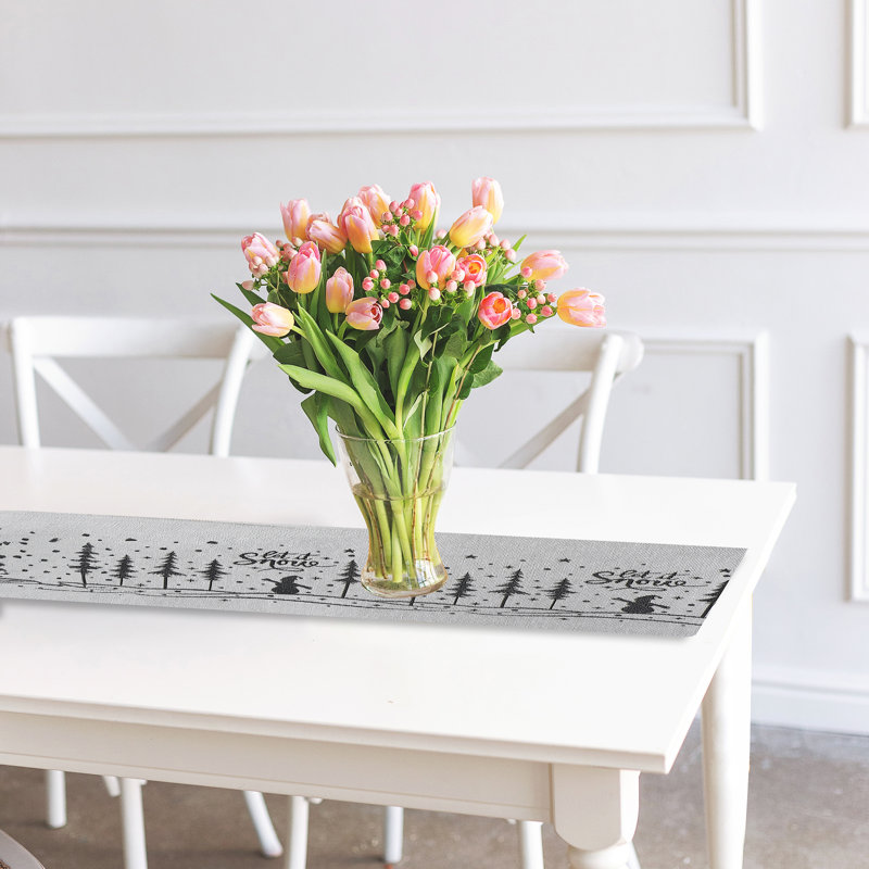 Tapestry Table Runner Let It Snow, 2