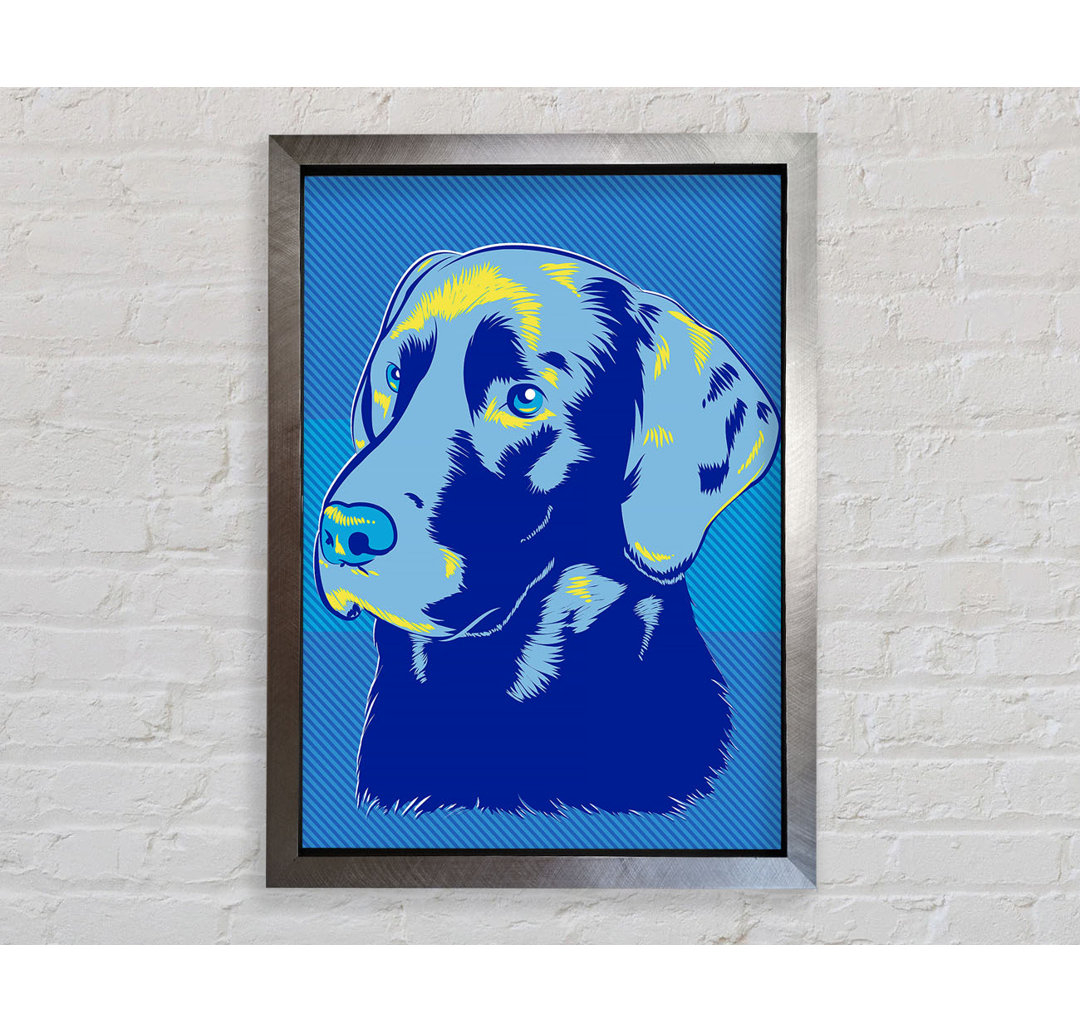 Pop Art Labrador Hund - Druck