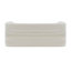 Canapé moderne blanc avec 4 coussins-370937894