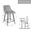 Tabouret de bar à hauteur de comptoir 24 po Scheel-109897911
