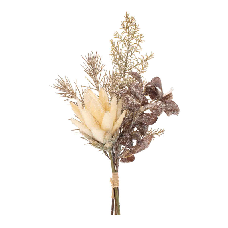 Ensemble de 2 paillettes de pin scintillant Protea