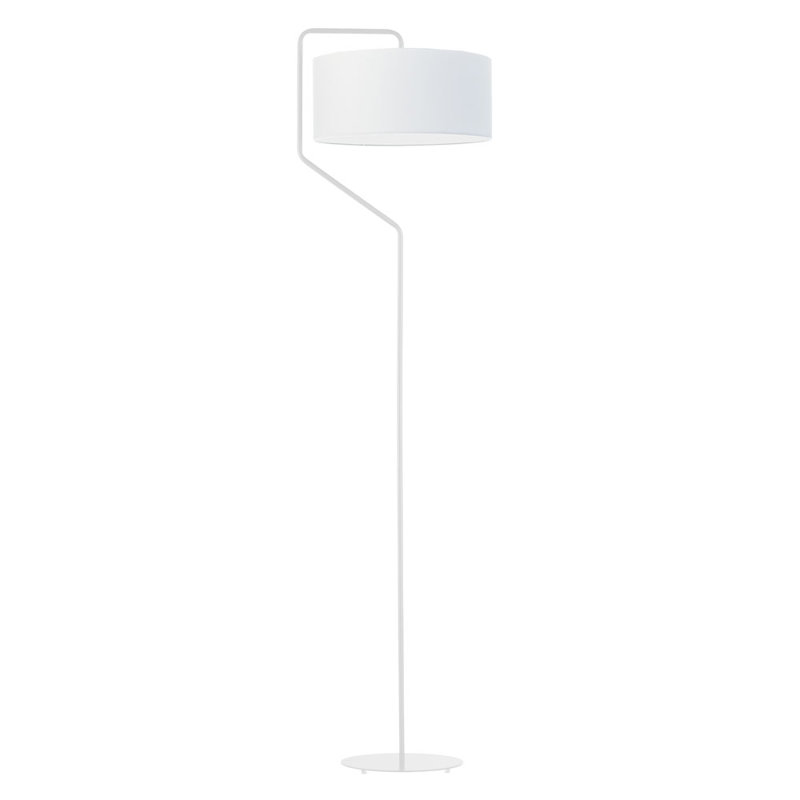 Eleanore 156cm Traditional Floor Lamp, White