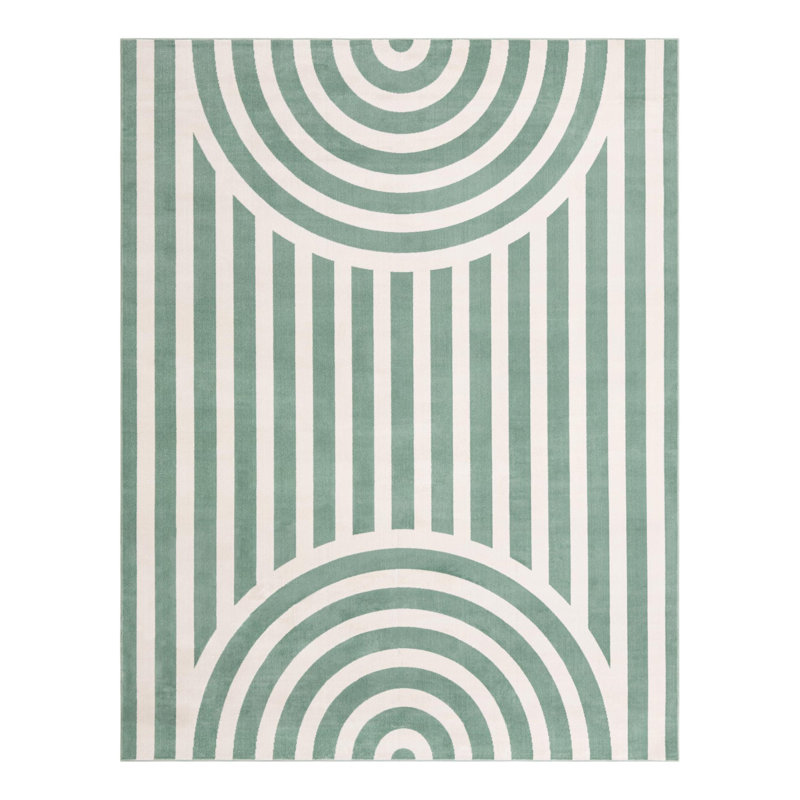 Unique Loom Lines Whimsy Kids Rug, Rectangle 7'10" x 10'