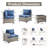 Clute Arnoltice 10 - Person Outdoor Wicker Rattan Deep Seating Patio Sofa Set With Cushions And Side Table-1625987454