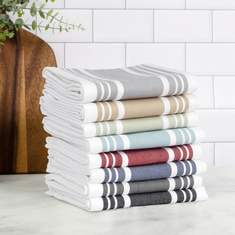All-Clad Woven Bistro Kitchen Towels (Set of 4), Fennel
