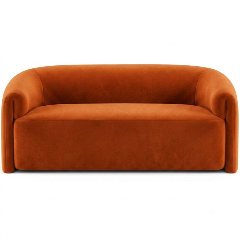 Solid Velvet | Velluto Fabric, Spice