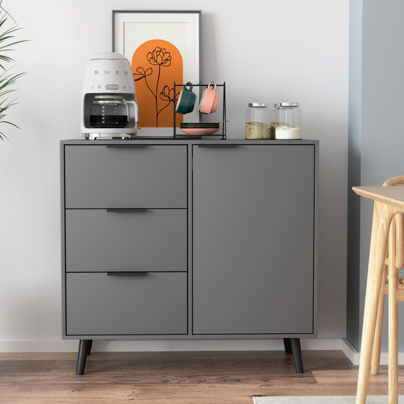 Armoire de rangement avec tiroirs et tablette réglable