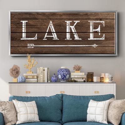 To the Lake - Toile encadrée