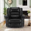 Fauteuil inclinable de massage en cuir respirant