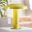 Writzer 11" Contemporary Bohemian Rechargeable/Cordless Dimmable Integrated LED Mushroom Table Lamp-1863974581
