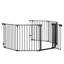Barrière de sécurité réglable 150 "pour animaux de compagnie, enfants et foyer Garth