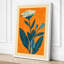 Bloom in Orange Botanical - Wrapped Canvas-909382598-909382604