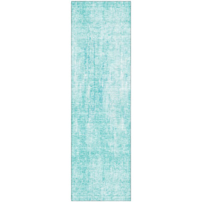 Premium Machine Washable Brittney Teal Rug