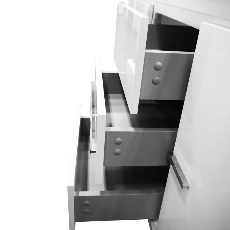 Ensemble de meuble-lavabo simple 59 po avec miroir Capri Allier