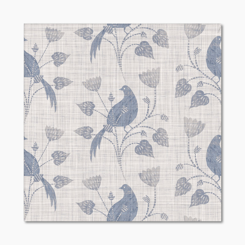 Silhouette féminine et bouquet floral - reproduction d'art sur toile moderne38657, H 30 po x l 30 po x P 1 po, Toile tendue