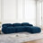 Modular Sectional Sofa, Button Tufted Designed And DIY Combination,L Shaped Couch With Reversible Ottoman, Green Velvet-857579447