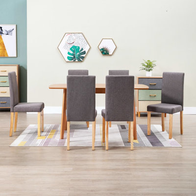 Chaise d'appoint avec pieds en bois massif pour la cuisine