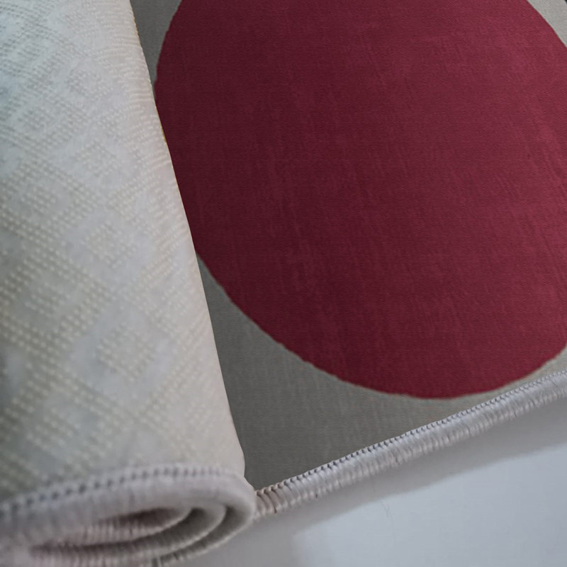 Non-Slip Area Rug, 100% Polyester, 47.2 x 70.9 inches | Raschel Knitting, Pile Height: 0.4 inches | Woven Carpet with Felt Dot Underside, Machine Washable | Stylish Digital Print Design for Home Decor