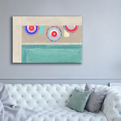  'By The Pool 2' by Cartissi Canvas Wall Art, 60" x 40"