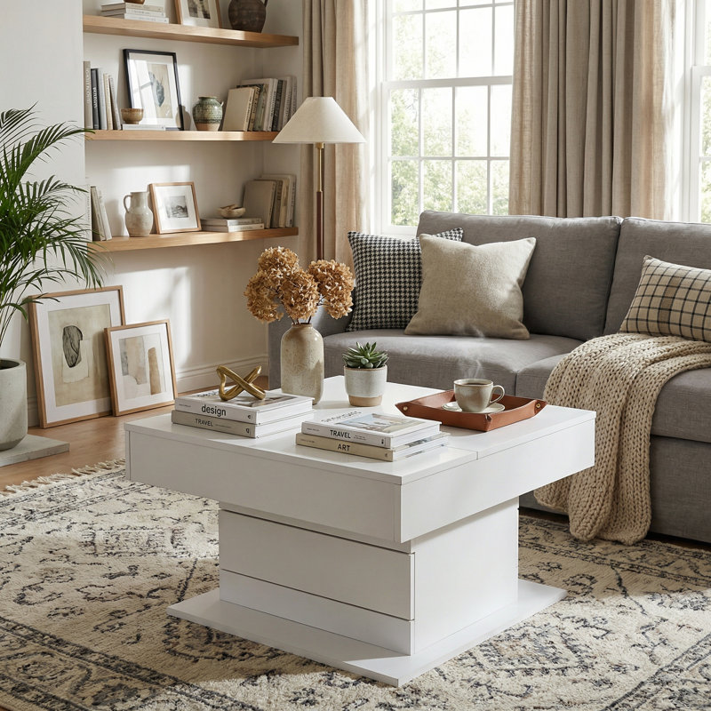Lift Top Coffee Table with Storage