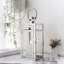 Lanterne décorative en métal avec verre trempé de 12 po de haut-626418330