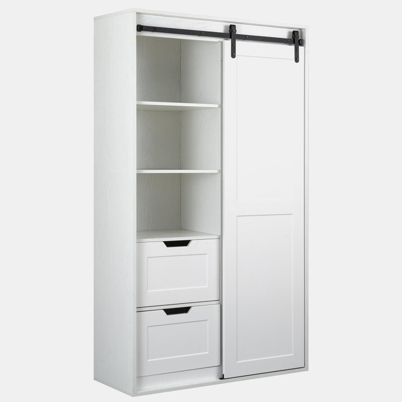Armoire-penderie Cathkin, Blanc