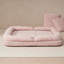 Canapé-lit double convertible pliable, rose-418158552