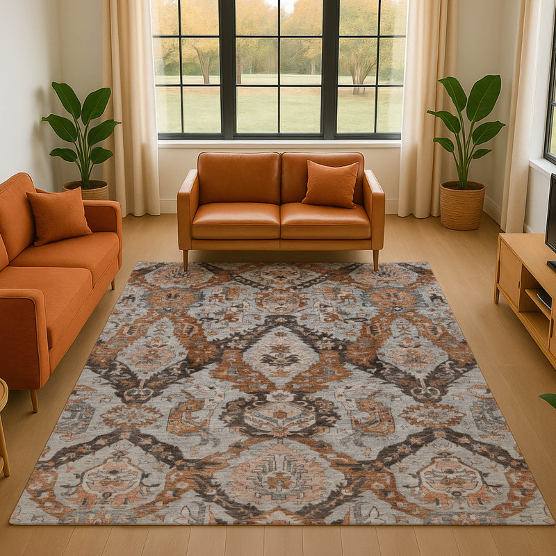 Tapis lavable à la machine Mayfield Panels, Rectangulaire 3 pi x 5 pi