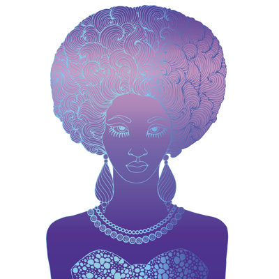 African Woman by Masan4Ik - Wrapped Canvas Print