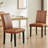 Parsons Dining Chairs Set of 2, Upholstered Kitchen Chairs for Small Spaces, Accent Side Chairs for Dining Room & Apartment, Modern PU Leather High-Back Wood Chairs-320683877