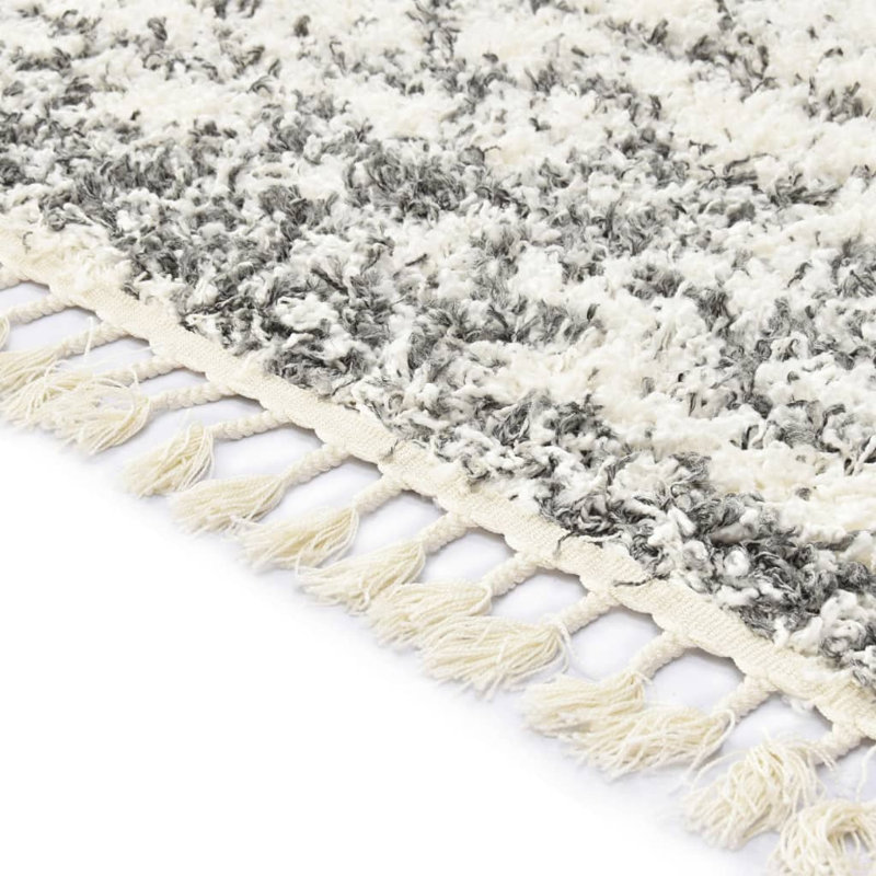 Garnica Chevron Hand Woven Shag Area Rug, Rectangle 80 x 150cm