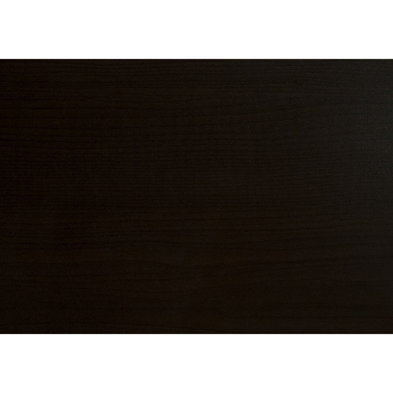 Table d'appoint moderne pour salon - Finition avec tiroir de rangement et poignée en métal doré, détails latéraux spacieux, stratifié brun pour chambre