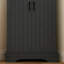 Grande armoire d'angle de style campagnard avec portes-1250681169-1250681171