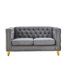 Canapé 3 places + 2 places. VELOUR GRIS