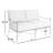 Lucier 52" Wide Outdoor Loveseat with SunbCushion-39267477