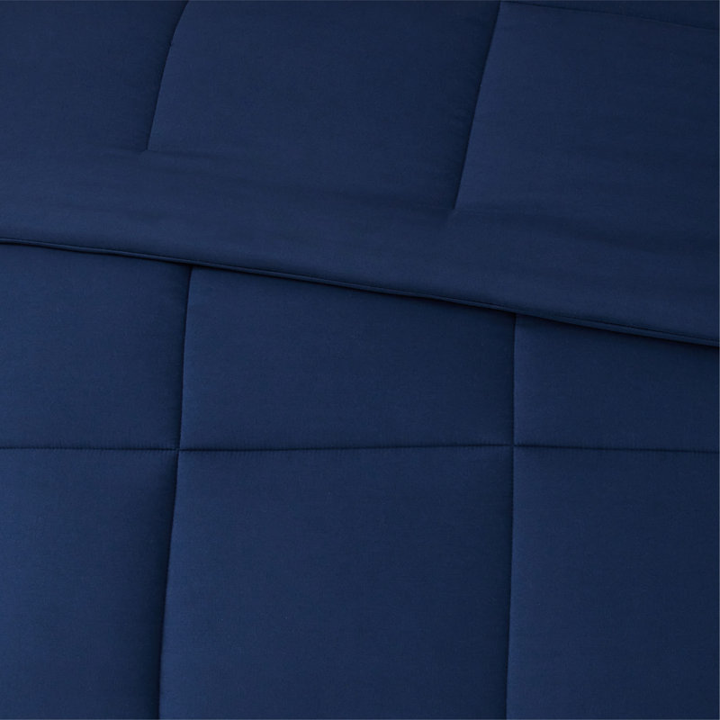 Ensembles de literie bleu marine avec édredons matelassés, Marine