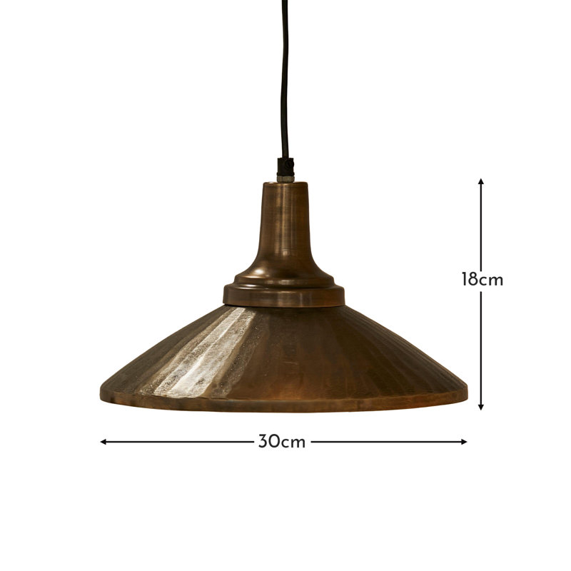 Allonzo 1 - Light Gold Pendant