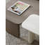 Ensemble de 2 tables basses kaki de style moderne du milieu du siècle, combinables, idéales pour le salon. Structure renforcée, bords arrondis, style gigogne unique, finition laquée à la main, montage facile.-925652935